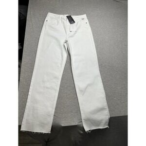 Cello‎ Women's White High Waist Straight 7 READ